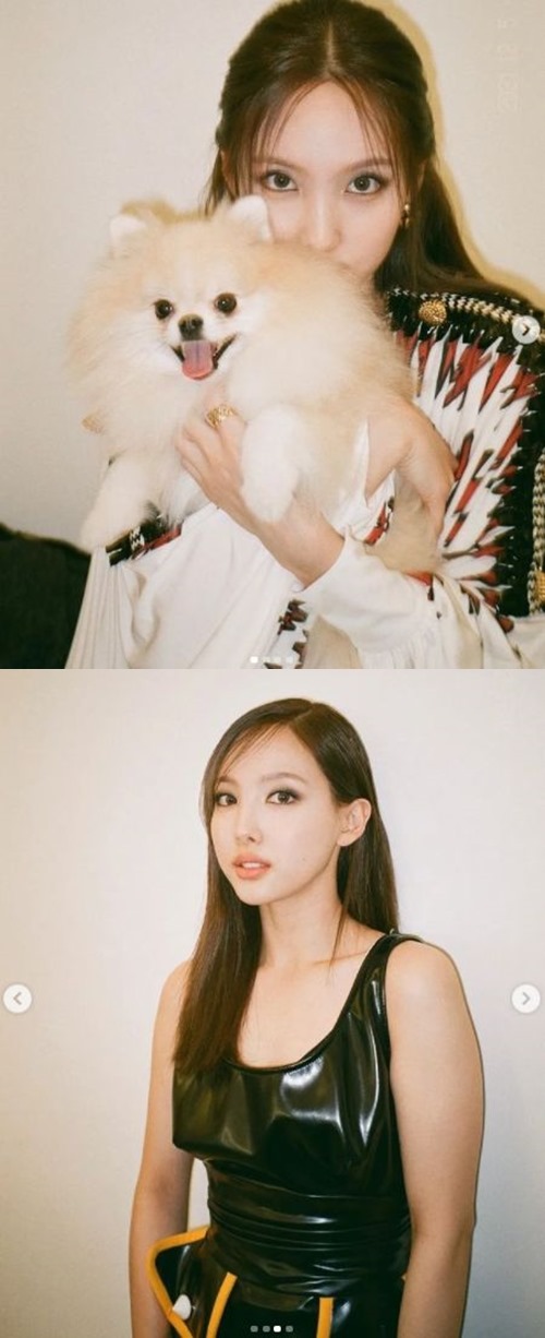 TWICE Nayeon has unveiled an alluring visual.Nayeon posted several articles and photos on the official Instagram of TWICE on the morning of the 13th.Inside the picture is a picture of him holding a puppy.Nayeon, who showed off her deadly eyes, showed off her chic yet cute chemi with her puppy.In another photo, he was seen radiating alluring charm.In a different look from the fresh visuals, Nayeon emanated a deadly but provocative aura.