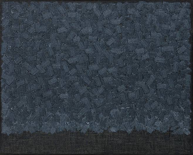 하종현 '접합', oil on hemp cloth, 130.3×162.2cm (100), 1997. /케이옥션 제공