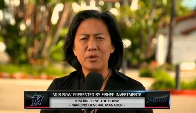 미국 프로야구 메이저리그 첫 여성 단장 마이애미 말린스의 김응. 트위터 캡처