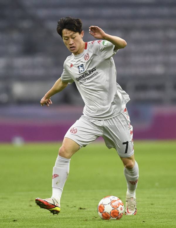 마인츠의 이재성. AP뉴시스