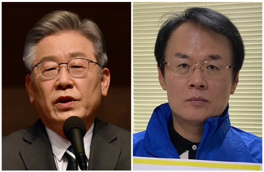 이재명(왼쪽) 더불어민주당 대선 후보와 이상이 제주대학교 교수. <연합뉴스>