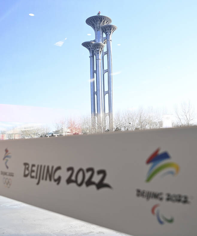 [베이징=신화/뉴시스] 지난 10일 2022베이징 동계올림픽 패럴림픽 중앙 미디어 센터의 모습이다. 2022.01.26. *재판매 및 DB 금지