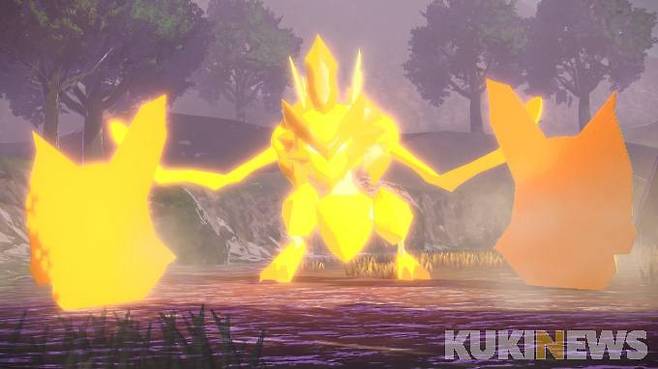 포켓몬스터 레전드 아르세우스. 사진=강한결 기자