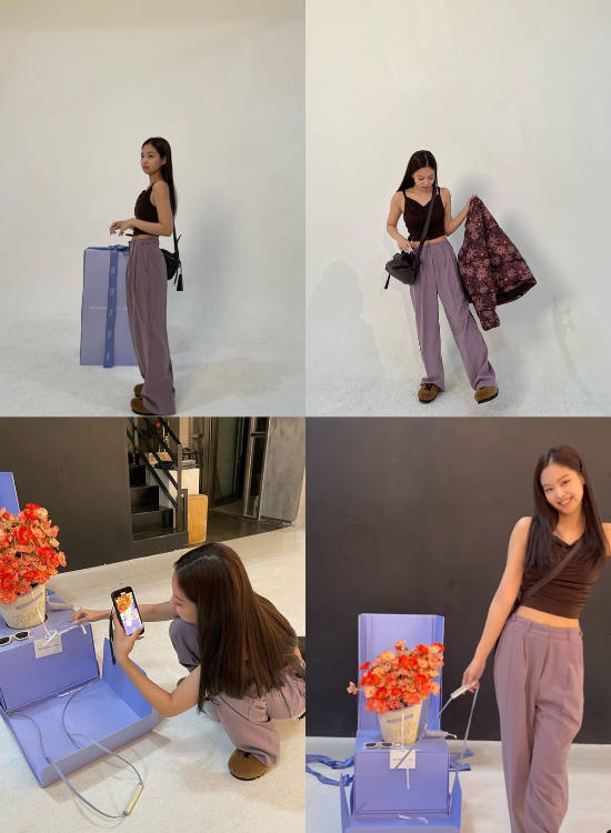 On the 9th, Jenny Kim posted several photos and videos with her article I delivered it straight, always on it way through her instagram.In the open photo, Jenny Kim poses in front of a large purple box wearing a crop sleeveless T-shirt and wide pants.The other photo shows a bouquet of flowers in the box, and Jenny Kim in the video is smiling with a pleasant smile as she pulls a bouquet of flowers.The netizens commented on Why are you so cute, Queen, I love you, It looks fun and It is so beautiful.On the other hand, BLACKPINK, which Jenny Kim belongs to, has set a record of How You Like That choreography video released in July 2020, breaking the YouTube view A billion view recently.