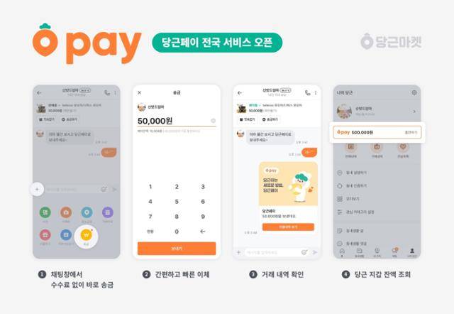 당근페이 화면. 당근마켓 제공
