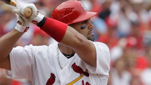 세인트루이스 카디널스 시절의 앨버트 푸홀스. AP연합뉴스