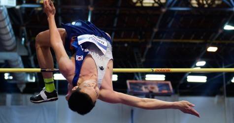 슬로바키아 반스카 비스트리차에서 열린 인도어(실내) 투어 높이뛰기 대회에서 우승한 우상혁. (사진 = 반스카 비스트리차 실내육상대회 홈페이지 캡처) *재판매 및 DB 금지