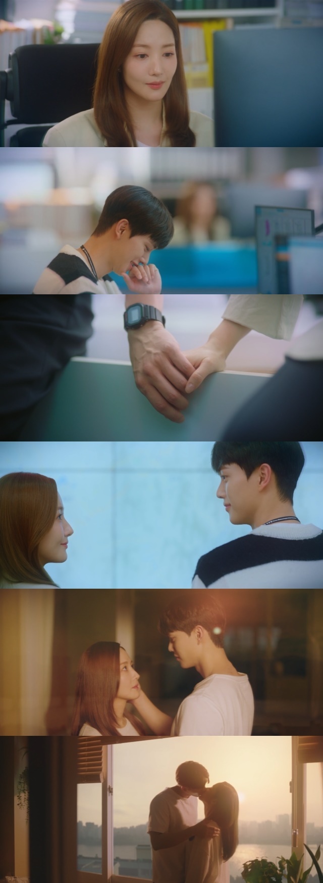 Park Min-young, who seemed to be craving Song Kang, was actually drawn to a sweet Reversal story that he was in a secret company relationship with him.In the fourth episode of the JTBC Saturday drama People in the Weather Service: In-house Love Cruelty (playplayed by Sunyoung Sun, directed by Cha Young-hoon), which aired on February 20, Lee Si-woos straight-line Confessions were drawn.On this day, Jin Ha-kyung said, If you like it, youre dating or youre not. Which one are we?I drew a line to Lee Si-woo asking, Just that far, my boss and subordinates in the Meteorological Administration. Jin Ha-kyung said that Lee Si-woo likes it, saying, Its just a passing feeling. He said he did not intend to have a love affair again.Jin Ha Kyung turned to Lee Si-woo, who was shaking at me, apologizing to Im sorry to hear it.The next day, Jin Ha-kyung, who rushed to work due to a major collision caused by the thick Fog, found Lee Si-woo, surrounded by his colleagues from the morning.Among his colleagues, especially Kim Soo-jin (Chae Seo-eun) asked Lee Si-woo who was with him at Hopes house last night and asked, I saw you sneak out the back door when we came.The embarrassed Jin Ha Kyung deliberately stopped their conversation with Lee Si-woo, and when this situation was repeated, the staff thought Lee Si-woo was taken by Jin Ha Kyung.On the other hand, Jin Ha-kyung was confronted with Chae Yoo-jin (Yura Boon) due to the issue of The Fog special. Chae Yoo-jin was instructed by his boss and said, Why does not the Korea Meteorological Administration do The Fog special?The Ministry of Land, Transport and Maritime Affairs incompetent Confessions! I wrote a short and distorted article that said it was the budget that I could not get a special report.Jin Ha-kyung, who had interviewed Chae Yoo-jin, was in a difficult situation, excluding personal feelings intertwined with Han Ki-jun (Yoon Bak), and Jin Ha-kyung was angry at Chae Yoo-jins behavior, which sent out articles without checking the facts without reading a passage of the paper.Jin Ha-kyung immediately chased Chae Yoo-jin and argued.Jinha went straight into the night writing a new report, and Jinha called Lee Si-woo every five minutes to help analyze the data.Lee Si-woo responded to Jin Ha Kyungs demands even in a tired situation, and suddenly Jin Ha Kyung came out of his home and came to the honeymoon house where he was staying.Jinha Kyung happily brought Lee Si-woo inside, and ate a night meal together and worked together.At the same time, Reversal story was released. Jin Ha-kyung, who seemed to turn around after hearing Lee Si-woos Confessions last night, said, I do not apologize.Im sorry I was caught by the manager. Im serious. He returned to Lee Si-woos sincere confessions and kissed first.They were in a secret company relationship all along.Jin Ha-kyung greeted the morning with Lee Si-woo.Jin Ha-kyung said he had decided to release a honeymoon home to Lee Si-woo, saying, I will continue to think about it, but I do not think there will be new memories on it.Lee Si-woo, who became a new memory mate of Jin Ha Kyung, looked at Jin Ha Kyung with his affectionate eyes, saying, I want to know everything from beginning to end about Jin Ha Kyung.