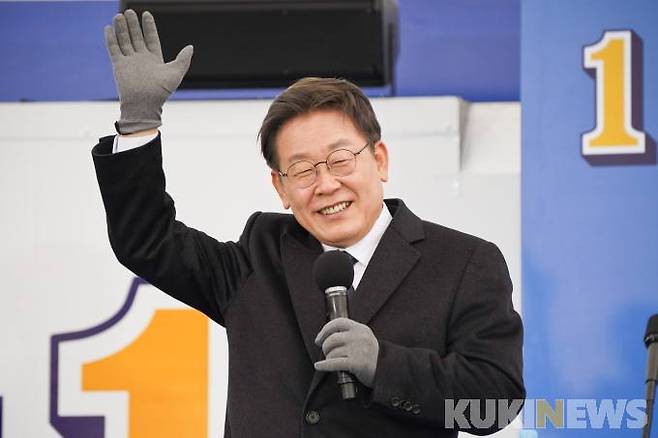 이재명 더불어민주당 대선 후보. 사진=임형택 기자