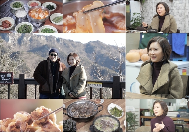Chu Sang-mi floats on White Half FlightOn March 4, at 8 pm TV CHOSUN Huh Young Mans Food Travel, he leaves for Donggu, Daegu, a city full of energy of Palgongsan, along with acting acting and directing actor Chu Sang-mi.Chu Sang-mi, who had become a stardom as soon as she debuted, focused her attention on the behind-the-scenes story of CF shooting, which made her CF queen at once.She was the first in Korea to take a Bodie product CF, and she was unable to avoid exposure due to the nature of the product.Her unconventional appearance became a big topic among people, and Chu Sang-mi has since become a CF queen at once.Sikgaek Huh Young-man laughed when his eyes widened when he saw a bold exposure CF reminiscent of Adam and Eve, wrapped only in a leaf.In the meantime, Chu Sang-mi, who received a great love from the public with intense acting, recalled memories of his father, Chu Song-woong, who was also a presidential candidate, and attracted Eye-catching.She laughed when she told an anecdote that she was  able to see the busy Father on TV, and that she was jealous of her affectionate acting with Kim Min-hee in the popular drama (at the time).Father took a sweat to appease me, he said, making him feel his fathers affection for Chu Sang-mi.Sikgaek also could not hide his smile in the anecdote of a woman who was just listening.
