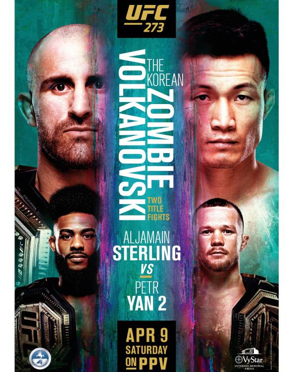 UFC 273 포스터. 사진|UFC