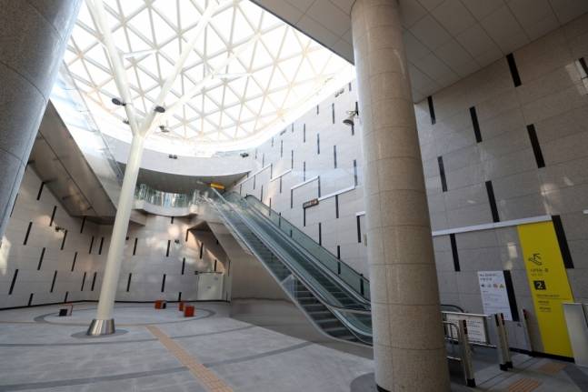 진접역 성큰광장. / 사진제공=철도공단