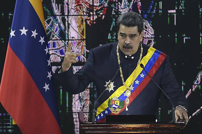 니콜라스 마두로 베네수엘라 대통령. /AP 연합뉴스