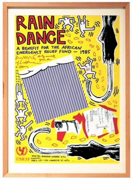 전시장에서는 로이 리히텐슈타인의 다양한 작품들을 만날 수 있다. 그 당시 유행했던 재즈 음악을 표현한 레인 댄스 포스터.