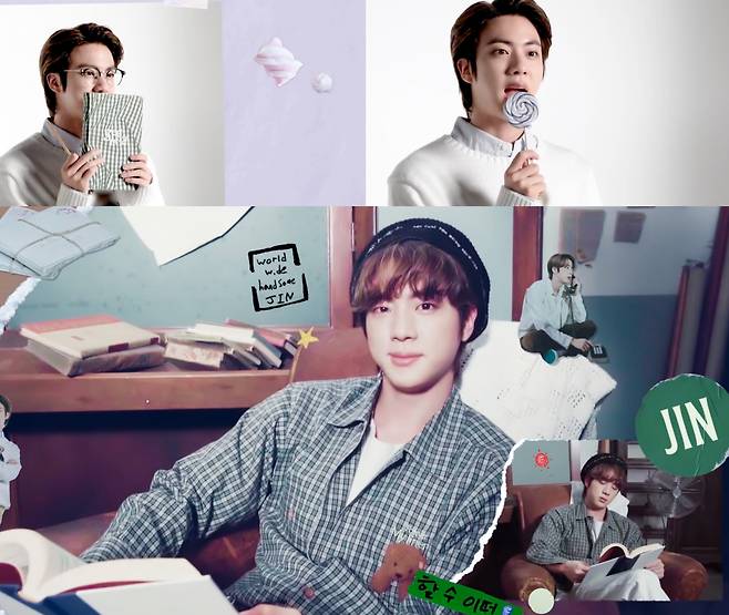 "들튀하고 싶어요♥" 방탄소년단 진, 귀여움과 멋짐 '아름다운 남자'