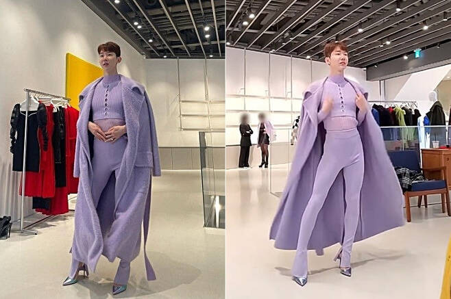 Group 2AM member Jo Kwon, 32, even perfected the fashion.Jo Kwon posted several photos on his 27th day with his article Beautiful Color that does not need correction.In the photo, Jo Kwon poses proudly in a light purple crop knit, leggings and coat.The model-like ratio and the extraordinary legs that show off in high heels catch the eye.Choi Yoo-jung, a member of the group Wikimki who saw this, admired the comment, My brother is too high.Meanwhile, 2AM released its new album Ballad 21 F/W last November, making a full comeback after seven years.On the 9th, we released the 13th album You Go away of Ribbon Project through the online music source site.Jo Kwon is now sharing his daily life through his personal YouTube channel and communicating with fans.