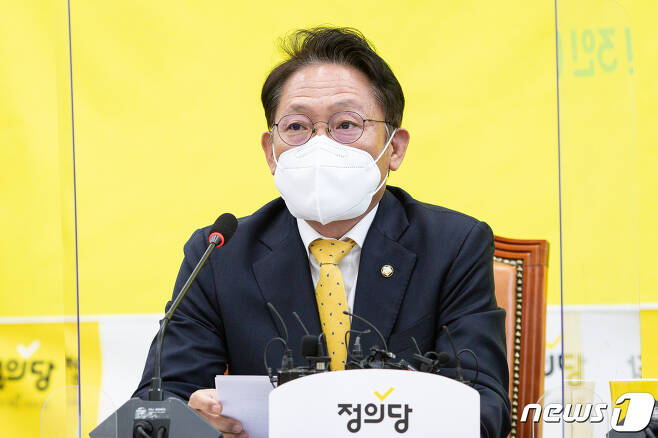 배진교 정의당 원내대표./뉴스1 © News1 유승관 기자