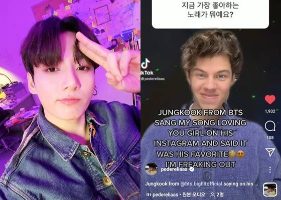 방탄소년단 정국이 좋아한다고 밝힌 노르웨이 가수 "I'm freaking out" 뜨거운 화답