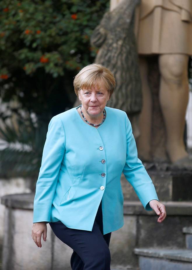 2016년 10월 에티오피아 아디스아바바를 방문한 앙겔라 메르켈 전 독일 총리./로이터