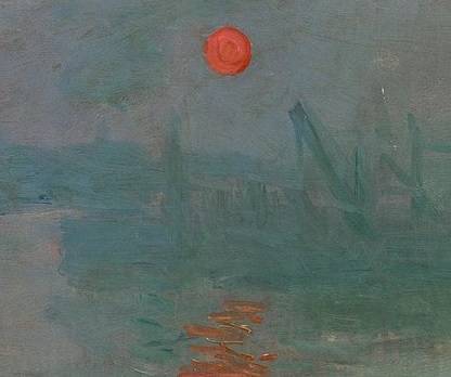 클로드 모네, 인상 : 해돋이(일부)