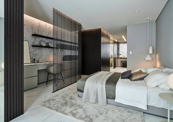 인테리어 공사를 준비할 때 인터넷 검색 등을 통해 원하는 인테리어 방향성을 찾으면 수월하게 일을 진행할 수 있다. 사진은 한샘이 최근 발표한 ‘2022년 봄 라이프스타일 트렌드’를 반영한 모델하우스. 위쪽은 49평형, 아래는 29평형이다. 한샘 제공