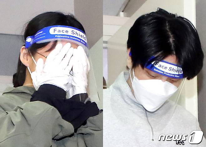 '계곡살인' 사건의 피의자 이은해(왼쪽)·조현수/뉴스1 © News1