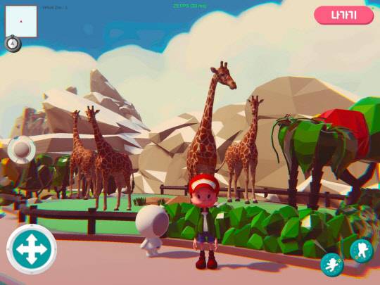 U+키즈동물원 서비스 화면. LG유플러스 제공