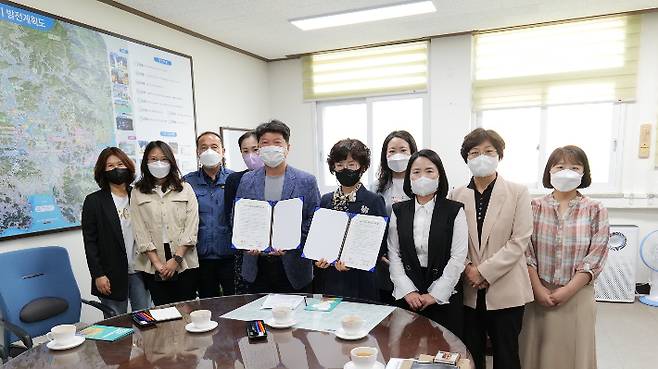 순천시- 전남노동권익센터 상생협약 체결. 순천시 제공