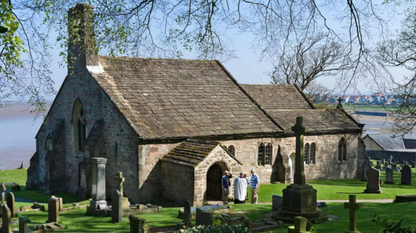영국 랭커셔주 헤이샴에 있는 성베드로교회 전경. 감소세에 있는 영국 교회 신자 수가 2025년에는 전체 인구의 8%까지 떨어질 것으로 전망됐다. 뉴시스