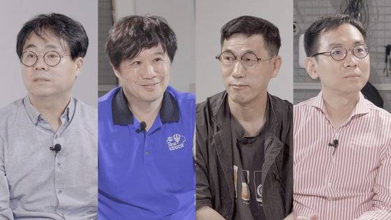 지난 12일 '한번도 경험해보지 못한 나라'(조국흑서) 저자 김경률 회계사, 서민 단국대 의대 교수, 진중권 전 동양대 교수, 강양구 TBS과학전문기자가 중앙일보 상암사옥에 모여 대담을 펼쳤다.