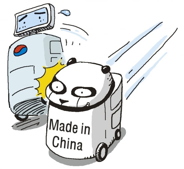 중국산 로봇에 치이는 국산 로봇. 한경DB