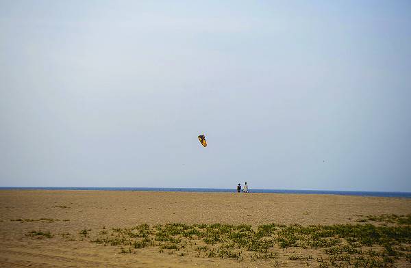 양양 ‘서프시티’ 바로 앞 낙산해수욕장.