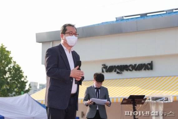 조광한 남양주시장 28일 ‘2022년 청소년 예능대회’ 축사. 사진제공=남양주시