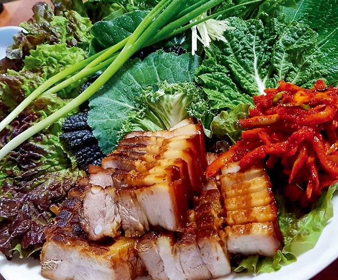 신숙희진골막국수의 메뉴./사진=다이어리알