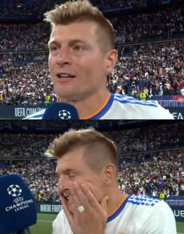 레알 마드리드 미드필더 토니 크로스. 사진|더선 캡처