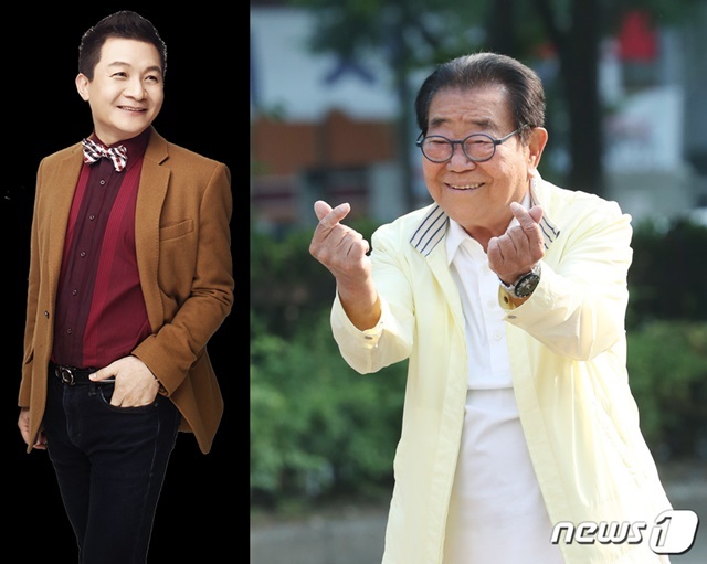 이호섭(왼쪽), 송해/한국가창교육원, 뉴스1 DB © 뉴스1