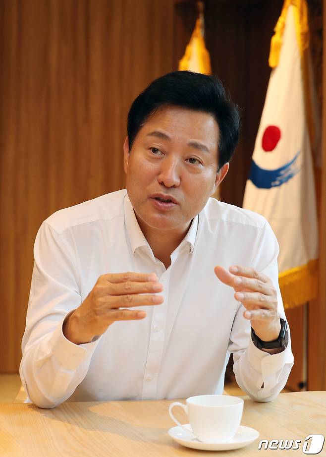 오세훈 서울시장. 2022.6.17/뉴스1 © News1 박세연 기자