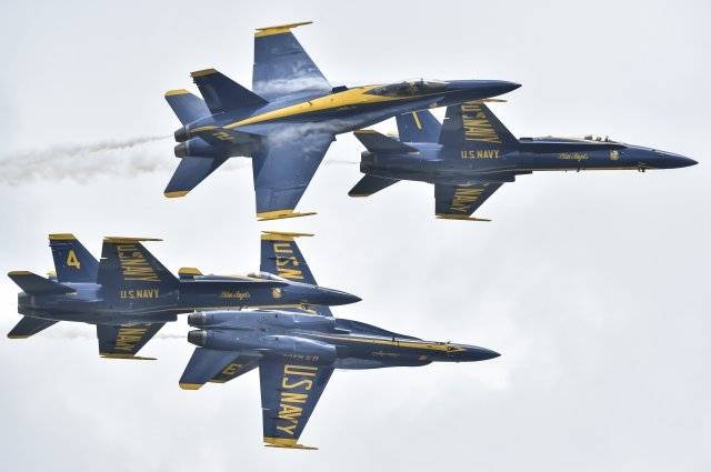 미해군 특수 비행팀 ‘블루엔젤스’ 사진 출처 미 해군