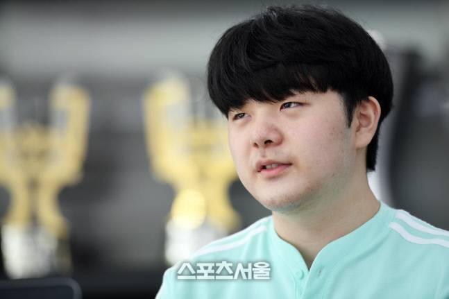 리그 오브 레전드 프로게이머 담원 기아 정글러 ‘캐니언’ 김건부. 박진업기자 upandup@sportsseoul.com