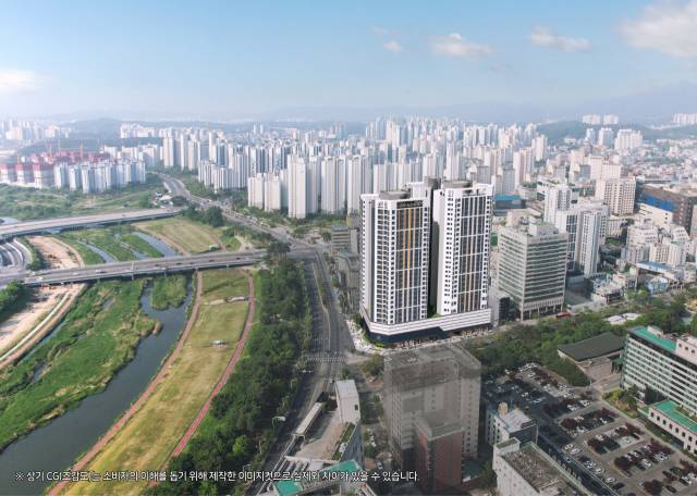 힐스테이트 유성 ”조감도/사진 제공=현대건설