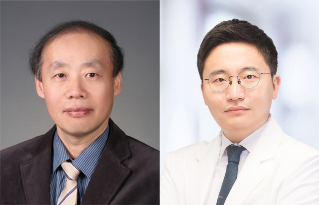 홍윤철 교수(왼쪽)와 이동욱 교수