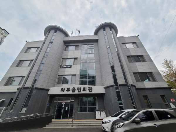‘고령자인재은행’ 사업을 하는 남양주시 YWCA는 남양주 와부읍 사무소 건물 4층에 있다.