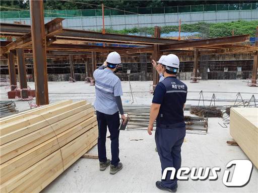 지방의 한 건설현장(자료사진) © News1 허단비 기자