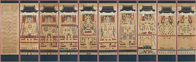 서울역사박물관이 상설전시관을 개편하며 120년 전 조선 왕실의 마지막 궁중 행사를 그린 ‘임인진연도병’를 처음으로 공개한다. 서울역사박물관