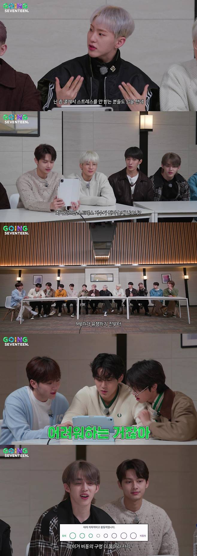 '고잉 세븐틴' 세븐틴, 멤버가 보는 새로운 MBTI 공개