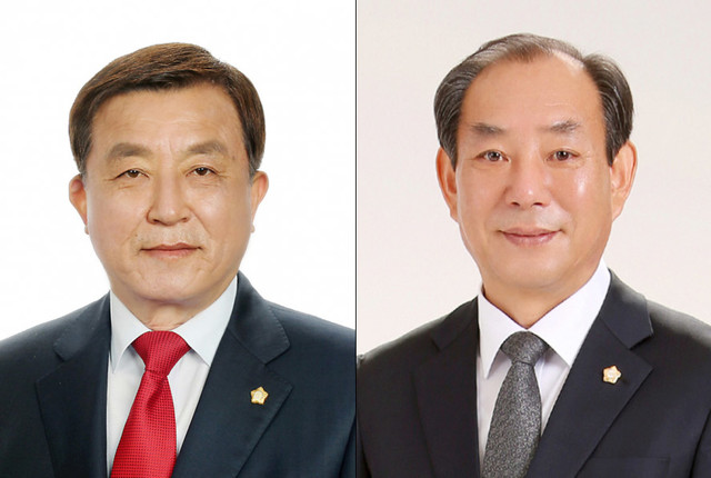 (왼쪽부터) 김기영 의원, 배용주 의원