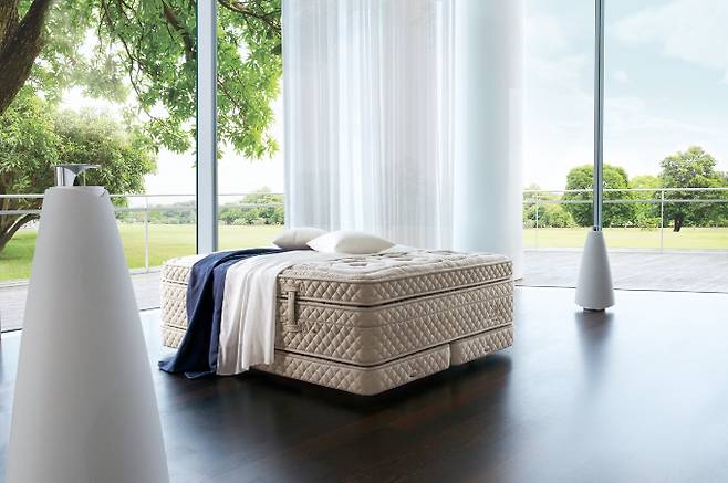 프리미엄 매트리스 판매가 늘어나고 있다. 사진은 에이스 헤리츠 블랙./사진제공=에이스침대