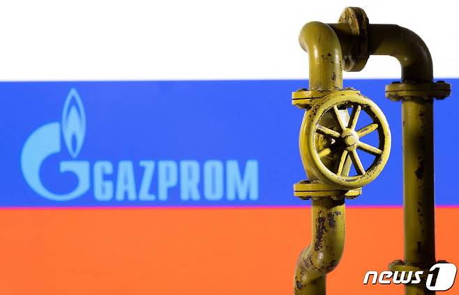 러시아의 국영 천연가스 기업 가스프롬. © 로이터=뉴스1 © News1 정윤영 기자