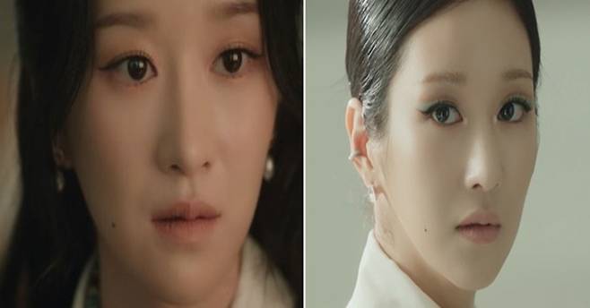 tvN 드라마 ‘이브’의 극 초반과 극이 2막으로 갈수록 배우 서예지(사진)의 메이크업이 달라져 눈길을 끈다. 사진=‘이브’ 방송화면 캡처