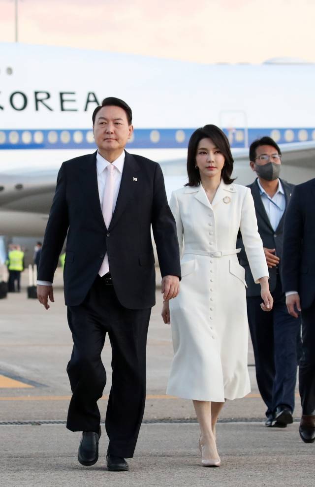 윤석열 대통령과 부인 김건희 여사. 뉴시스